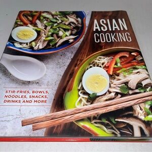 Asian Cooking Cookbook with Vibrant Cover